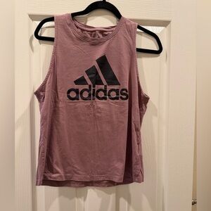 Adidas Women's Mauve Muscle Tee